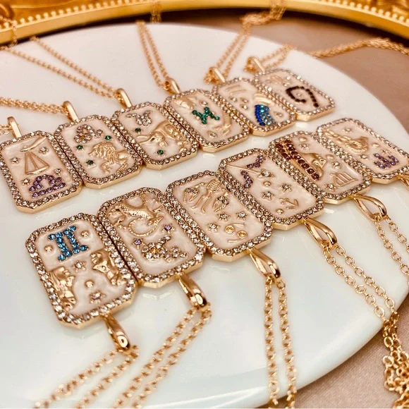 Zodiac Pendant Dainty Necklace - Picture 5 of 8